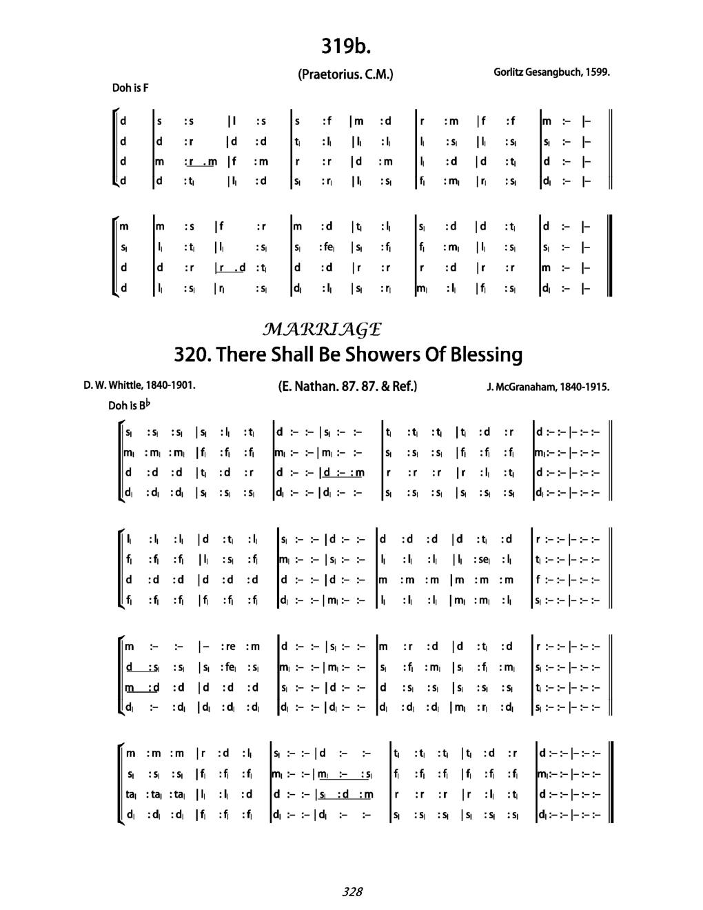 CH 319 O Lord! behold the suppliant band — Tonic Sol-Fa