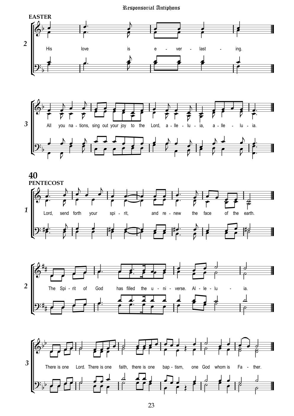 CH 39 This is the day the Lord has made: — Staff Notation